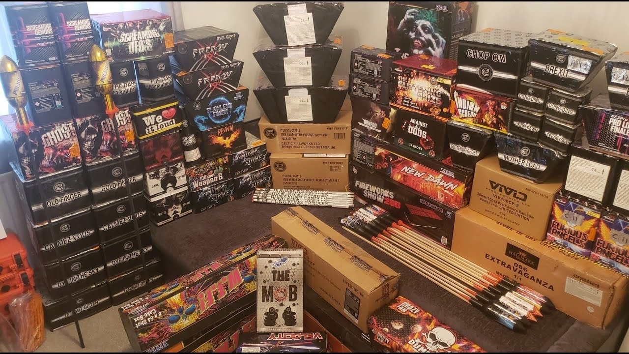UK Fireworks Stash 2021 - The BIG Final Stash