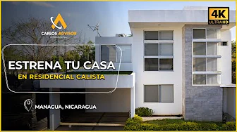 ¡Últimas 2 casas disponibles en Residencial Calista, Managua! 3 habitaciones + parqueo privado