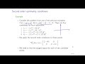 Second Order Optimality Conditions for Equality Constrained Problems