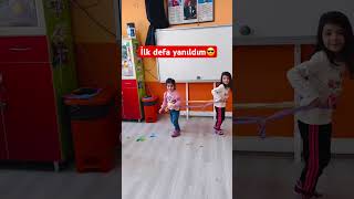 Hızlı ve güçlü😎 #kindergarten #oyun  #etkinlik #attitude #eğlence #funny #craft #challenge