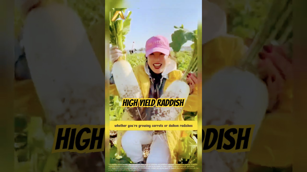 How to Get High-Yield & Healthy Radish🥕 | Smart Tips | Farming Shorts 4K