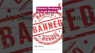 How to protect your Google Play Developer Account from Termination | Google play console suspension screenshot 1