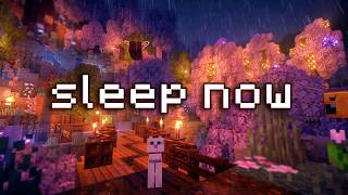 you are safe here... sleep now... (minecraft music & rainy forest ambience)