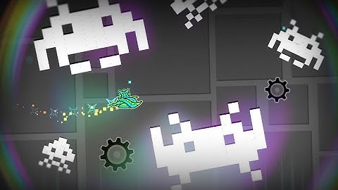 (Layout) My part in "Space Invaders" | Geometry Dash