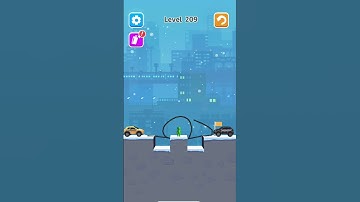 Draw bridge 🌉 Imposible mission 😱 Level 209 complete ✅ #shorts