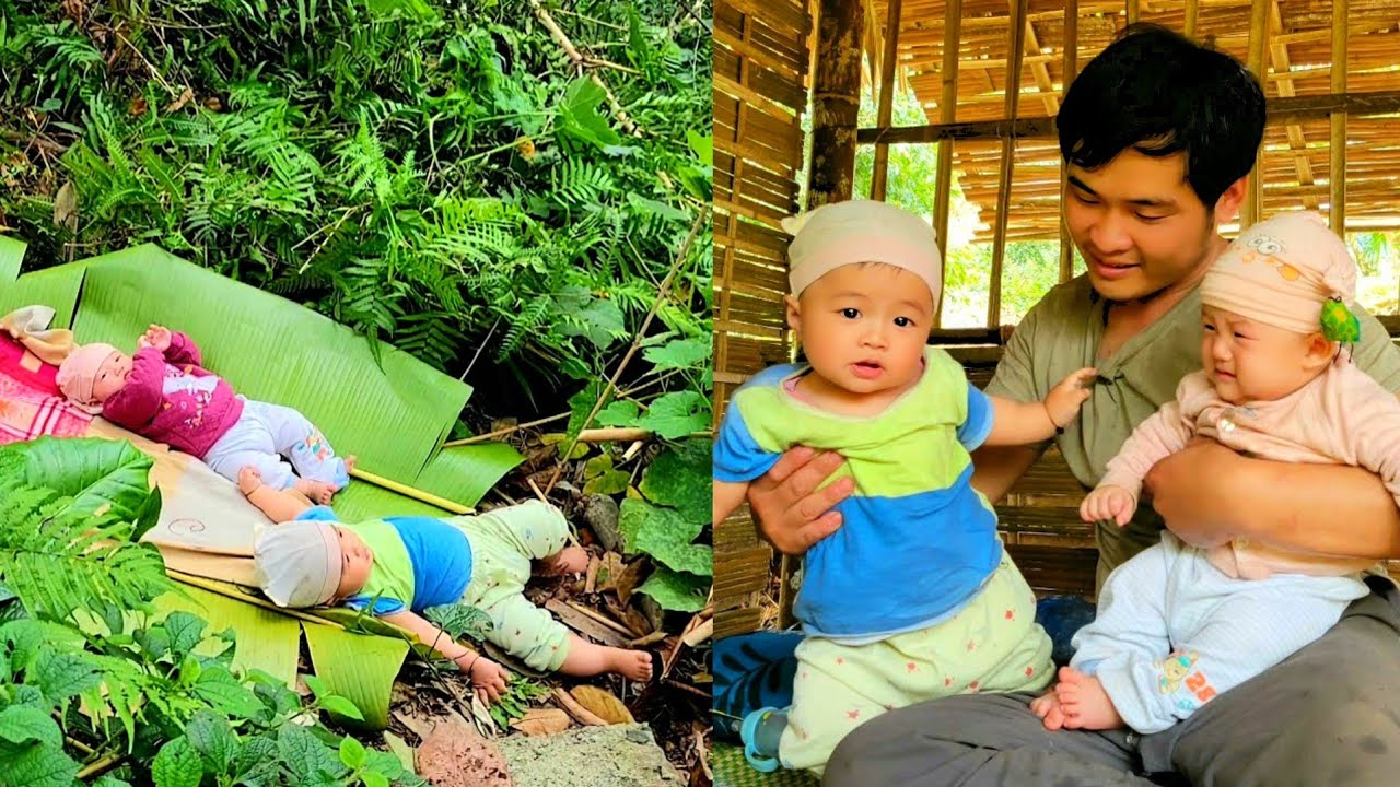 TIMELAPSE: Single Father Saves Abandoned Baby Girl - Nông Thôn