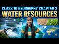 Class 10 Geography Chapter 3 Water Resources | explanation