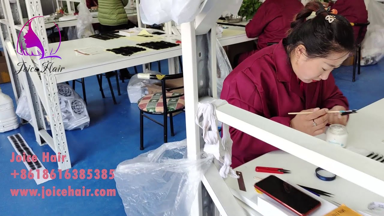 lash factory tour, How Lashes extensions are made? Joice Hair