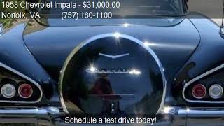1958 Chevrolet Impala for sale in Norfolk VA 23518 at Carg