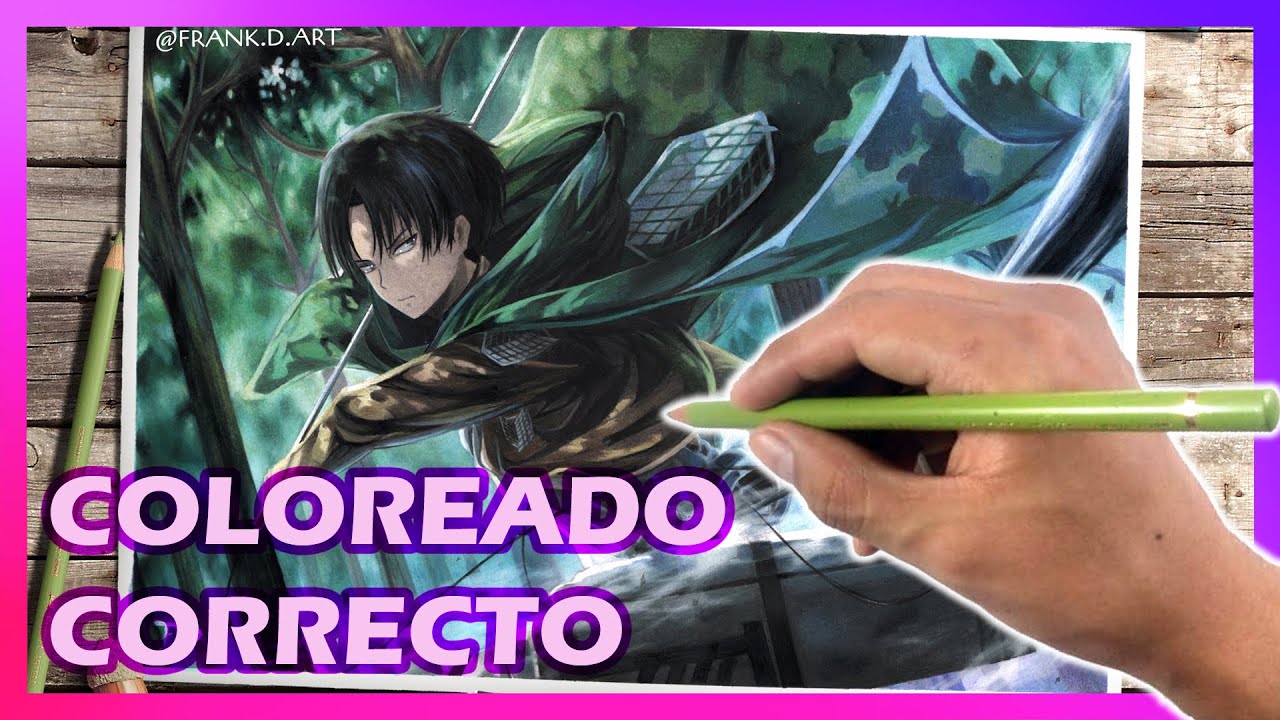 como DIBUJAR a LEVI ACKERMAN paso a paso