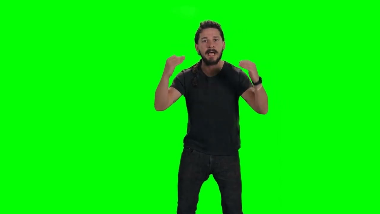 Video JUST DO IT Shia Labeouf // (Green screen)[Chroma Key] (Green