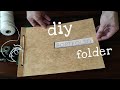 DIY PORTFOLIO FOLDER | Simple and Easy Folder Design Ideas
