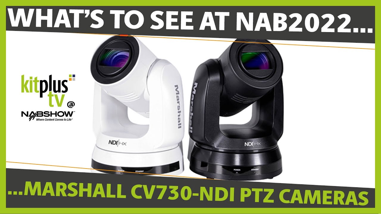 Marshall CV730 BHN High-Bandwidth NDI PTZ Camera