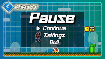 How To Pause Your Game - Simple Gdevelop Pause Mechanics