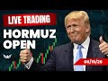 LIVE Trading the Middle East Peace Deal... (NQ, Gold, Forex)