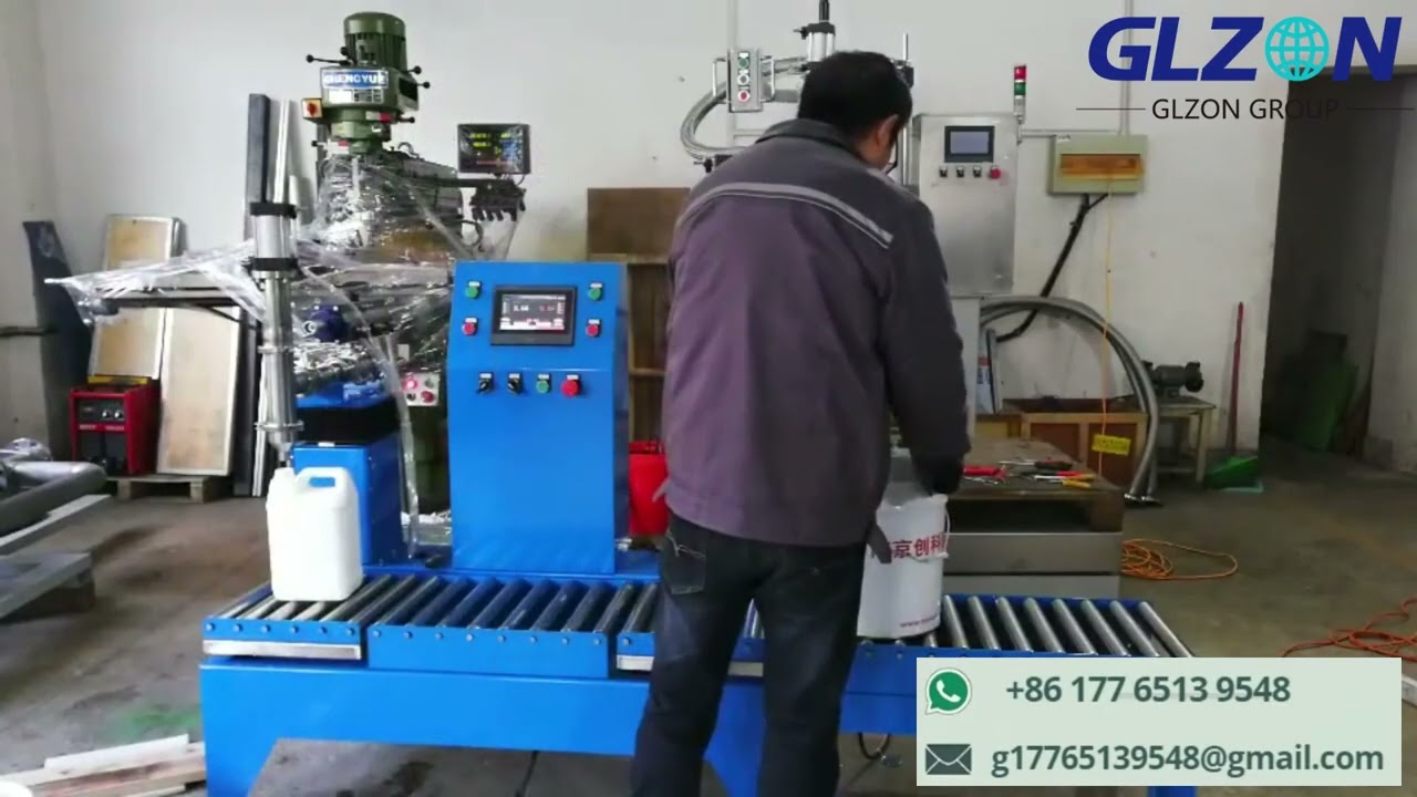 Automatic & Semi Automatic Paint Filling Machine  Paint Can Filling and Packaging Equipment