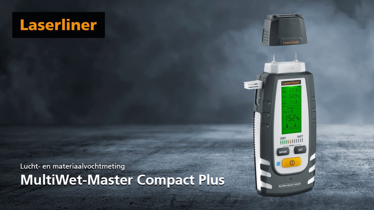 Lucht- en materiaalvochtmeting - Innovatie - MultiWet-Master Compact Plus - 082.390A