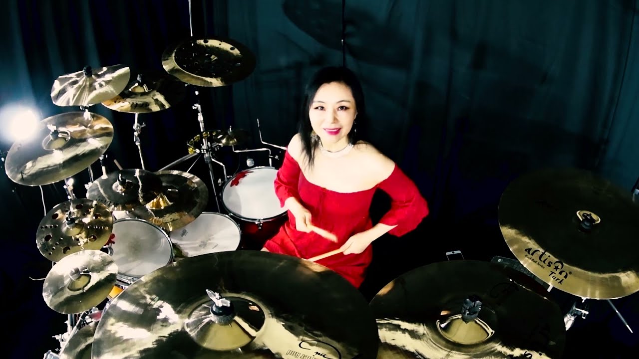 Death - Crystal mountain drum cover by Ami Kim(148)