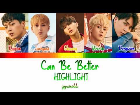 Eng Han Rom Highlight Can Be Better Lyrics Youtube