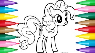 Coloring Unicorn ,My Little Pony Coloring Page | Coloring Book For Kids ,with Learning Colors screenshot 5