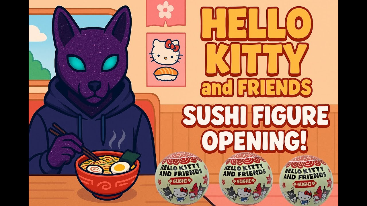 Hello Kitty & Friends Sushi Blind Ball Opening | Sanrio Characters as Sushi!