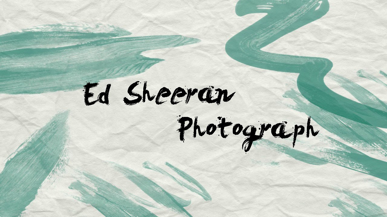 Ed Sheeran Photograph COVER by MsMabber YouTube