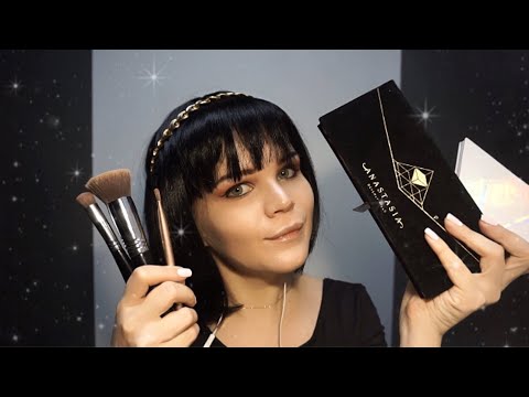 ASMR | Doing your Makeup | Binaural | Roleplay |Ancient Egypt Makeup