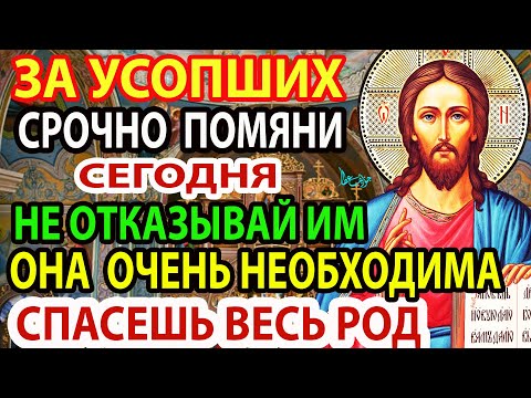 ОНИ ОЧЕНЬ ЖДУТ! ПОМОГИ УСОПШИМ РОДНЫМ СЕЙЧАС! ОНИ ОЧЕНЬ ЖДУТ! Троицкая Поминальная Суббота