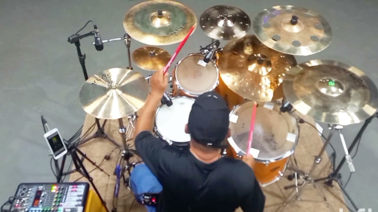 Salmos 91 ( versão Blues  ) Djalma  batera ( Drum cover )