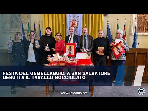 Festa del Gemellaggio: a San Salvatore debutta il Tarallo Nocciolato
