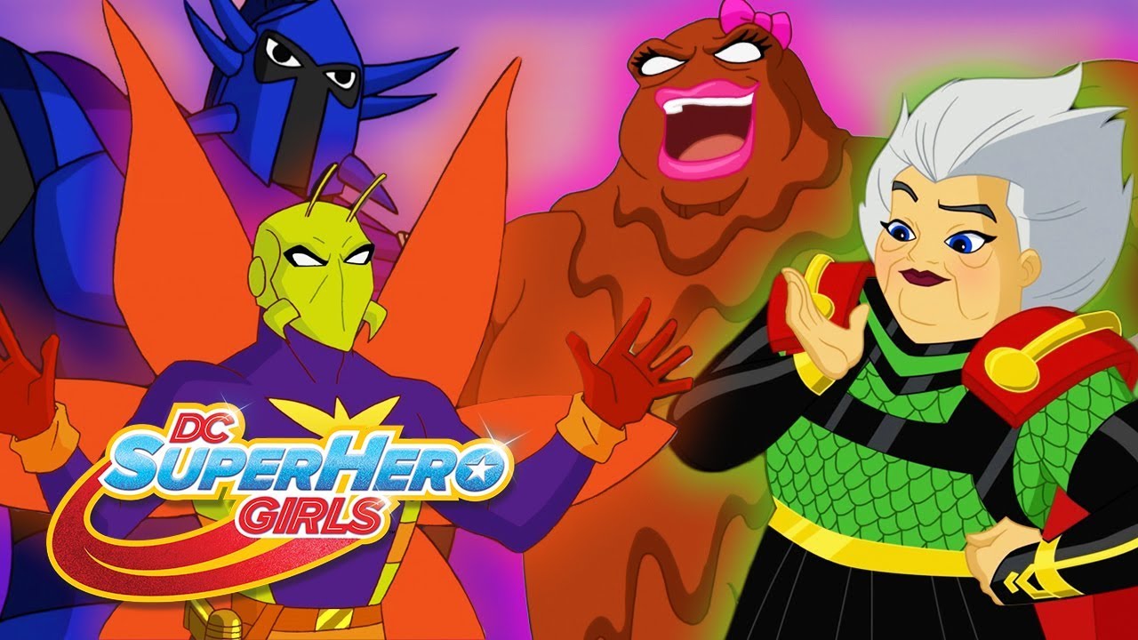 Top 10 Villain Moments | DC Super Hero Girls miss martian bald