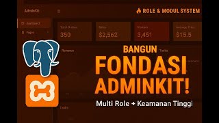 [FONDASI ADMINKIT] Multi Role, Hak Akses Modul &amp; Editor Tampilan | Aplikasi Administrasi Aman