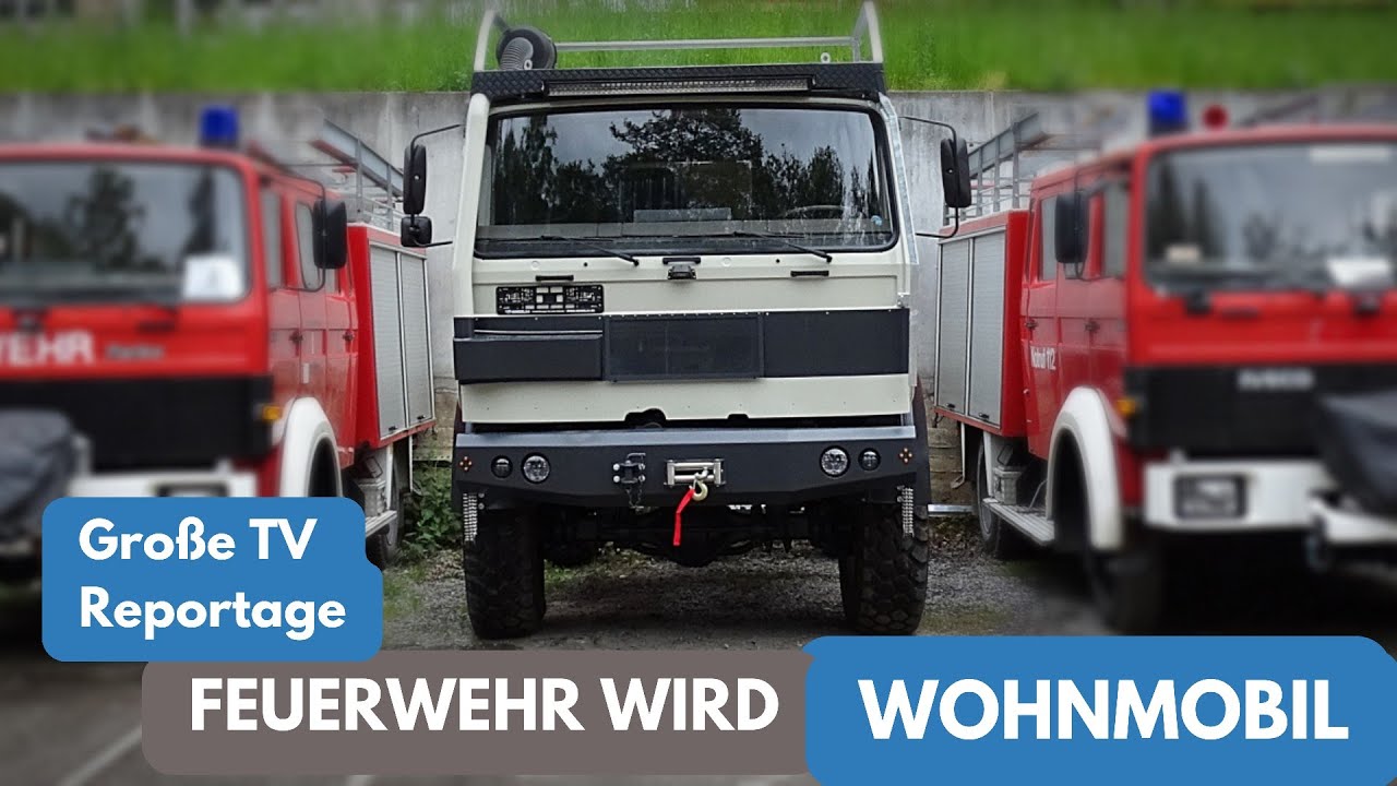 GENIALE WOHNMOBILMANUFAKTUR: TOBIAS (38) baut NEUE ALLRAD WOHNMOBILE aus alten Feuerwehr-Fahrzeugen.