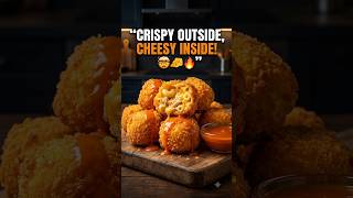 Buffalo Chicken Mac & Cheese Bites 🧀🔥 Crispy & Cheesy! #Shorts