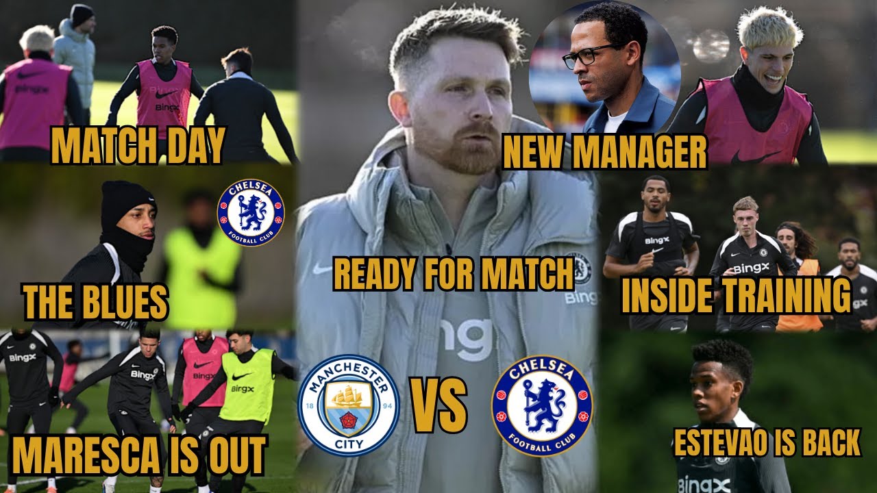 INSIDE CHELSEA TRAINING 🛑 No Manager ⛔ Shock Prep Before Man City Showdown!