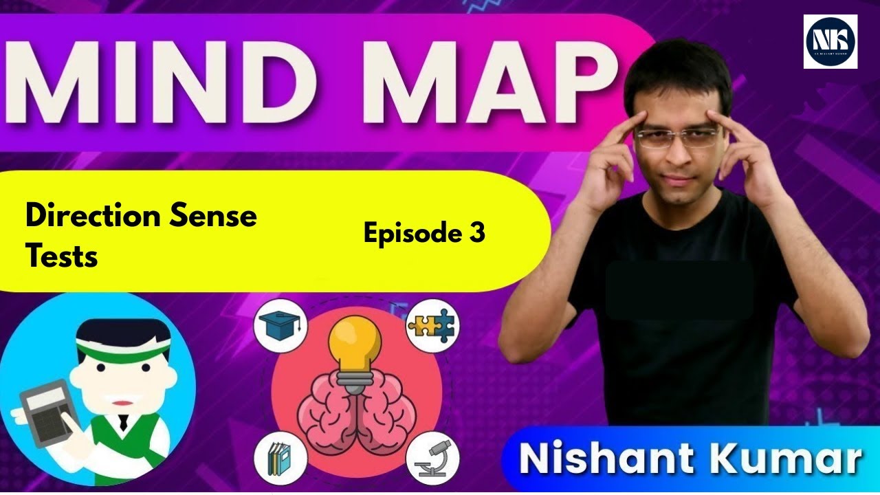 Direction Sense Tests | CA Foundation Jan 26 | Mind Map Revision | CA Nishant