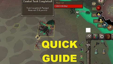 perfect araxxor 2 osrs, CA guide
