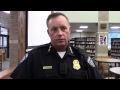 Cleveland ISD Police Chief Rex Evans discusses a hazardous materials drill on Aug. 19, 2015. Cleveland ISD Police Chief Rex Evans discusses a hazardous materials drill on Aug. 19, 2015.