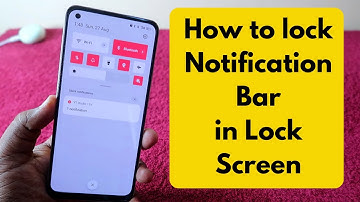 How to lock notification bar in lock screen on Realme phones