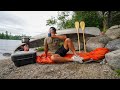 72 Hour Canoe Camping Survival Challenge! (Backcountry Canoe Trip)