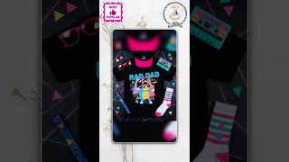 Rad Dad Bandit Heeler Retro 80s Tee