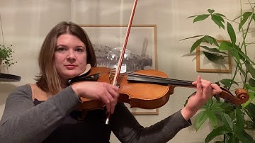 D melodic minor 2 octave scale Viola