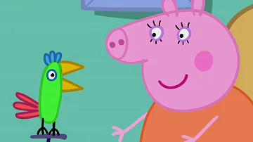 Peppa Pig in Hindi - Polly Parrot - Polly Tota - हिंदी kahaniya - Hindi Cartoons for Kids