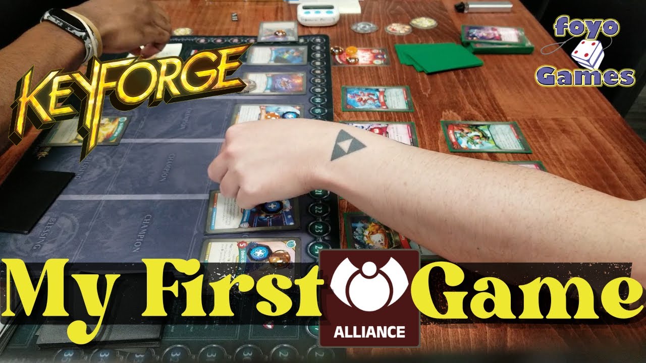 Keyforge | My 1st Alliance Game - YouTube