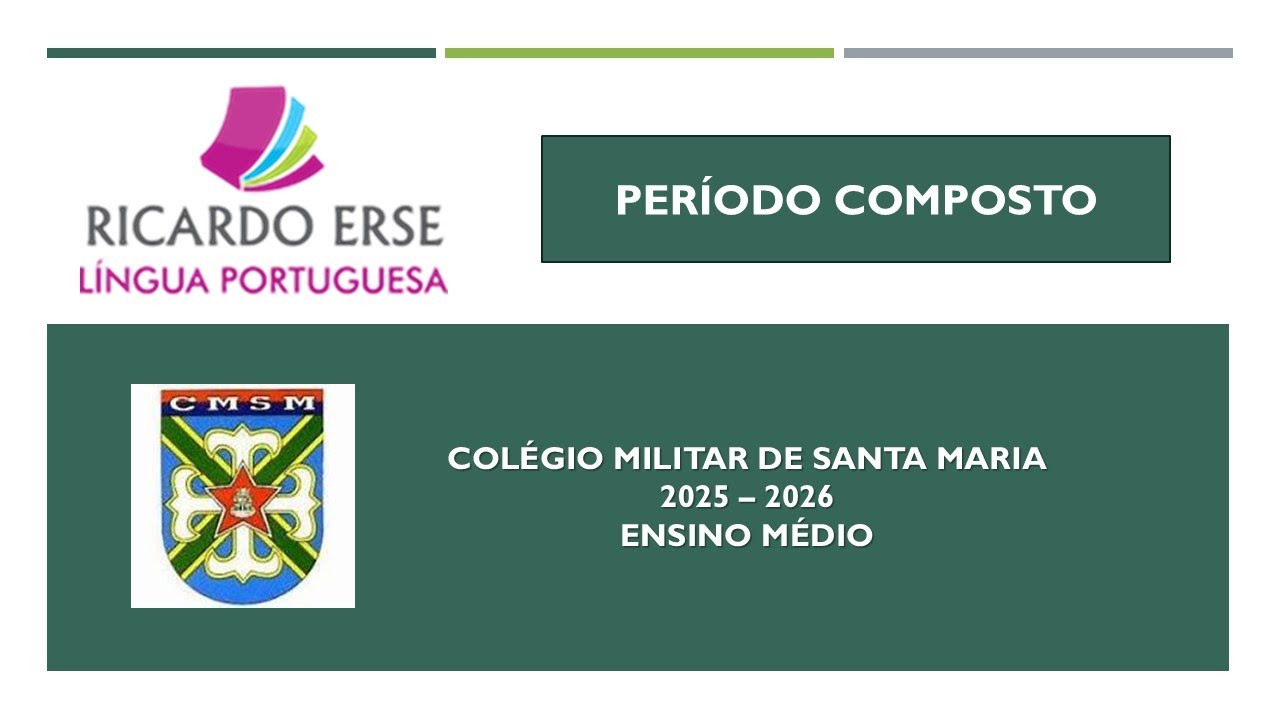 RICARDO ERSE   MILITAR 2026    MÉDIO   PERÍODO COMPOSTO