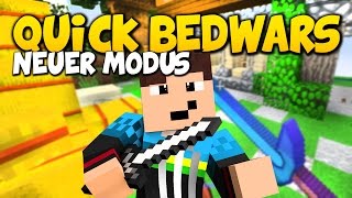 NEW MODE - Minecraft: QUICK BEDWARS #1 [German | HD]