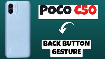 Poco C50 Change Back Button Gesture Settings || How to Change Navigation Bar