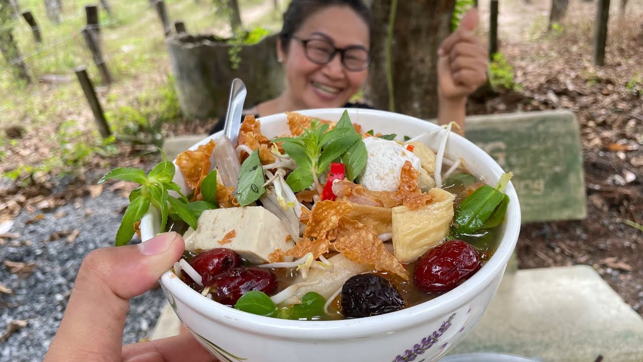 Hướng dẫn Cách nấu bún riêu chay – Cách nấu BÚN RIÊU CHAY Táo Đen Táo Đỏ QUÁ BỔ DƯỠNG Ăn là no ĐI KHÔNG NỔI LUÔN