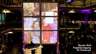 ELEVATOR SHAFT PROJECTION MAPPING