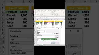 Excel में Consolidate Data से Sum करना सीखें | Multiple Sheet Data Sum | InfoYug Official
